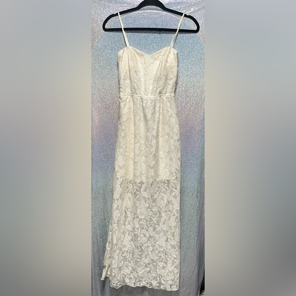 Elegant White Cream Dress